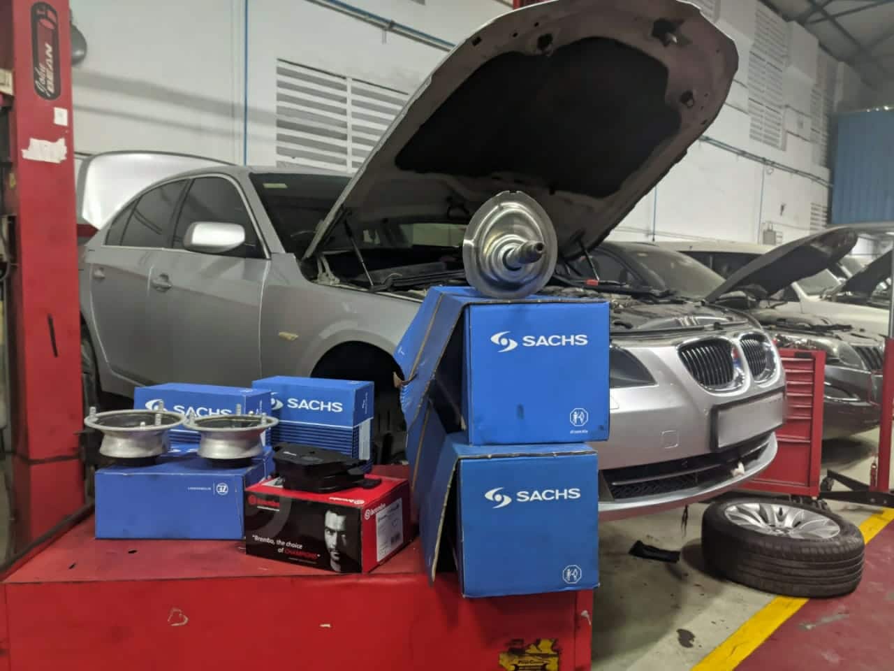 BMW-Suspension-work at Evolve Automotive
