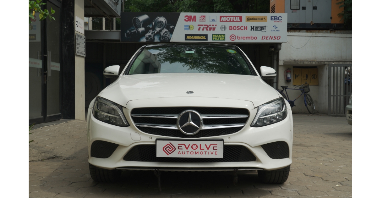 Mercedes-Benz C300d general service at Evolve Automotive Guindy Chennai