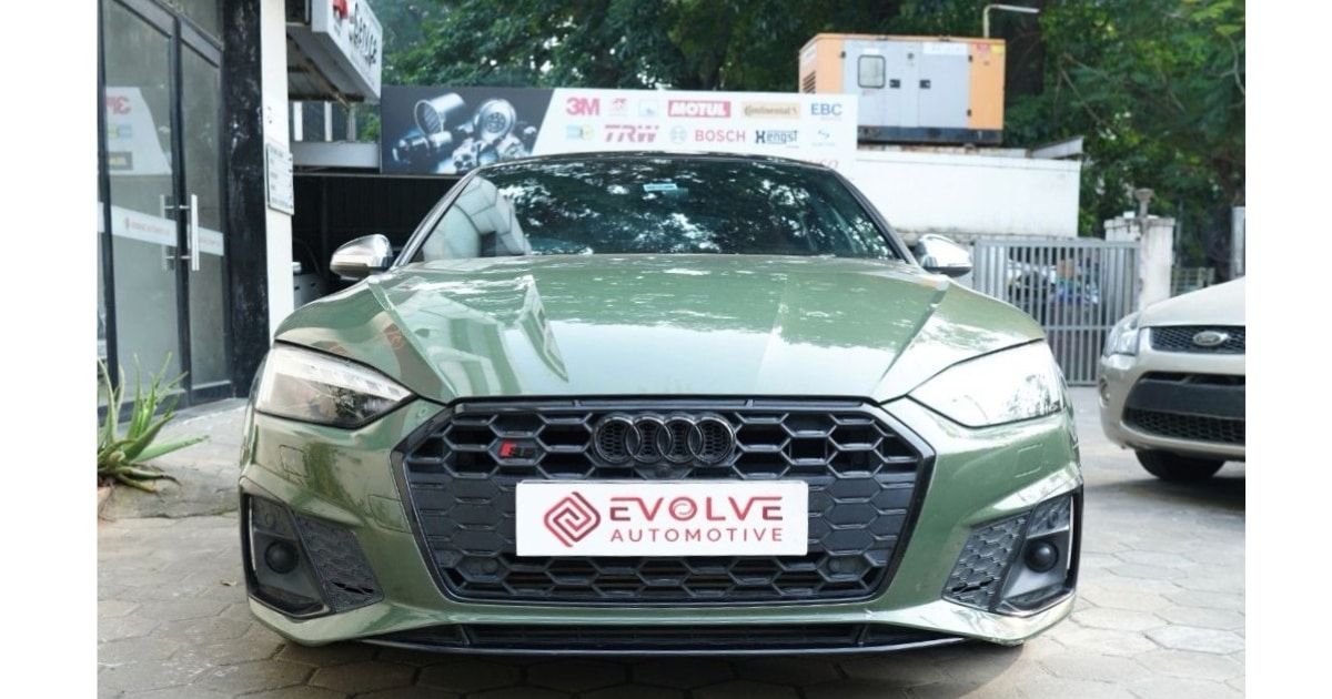 Audi S5 wheel alignment at Evolve Automotive Guindy Chennai