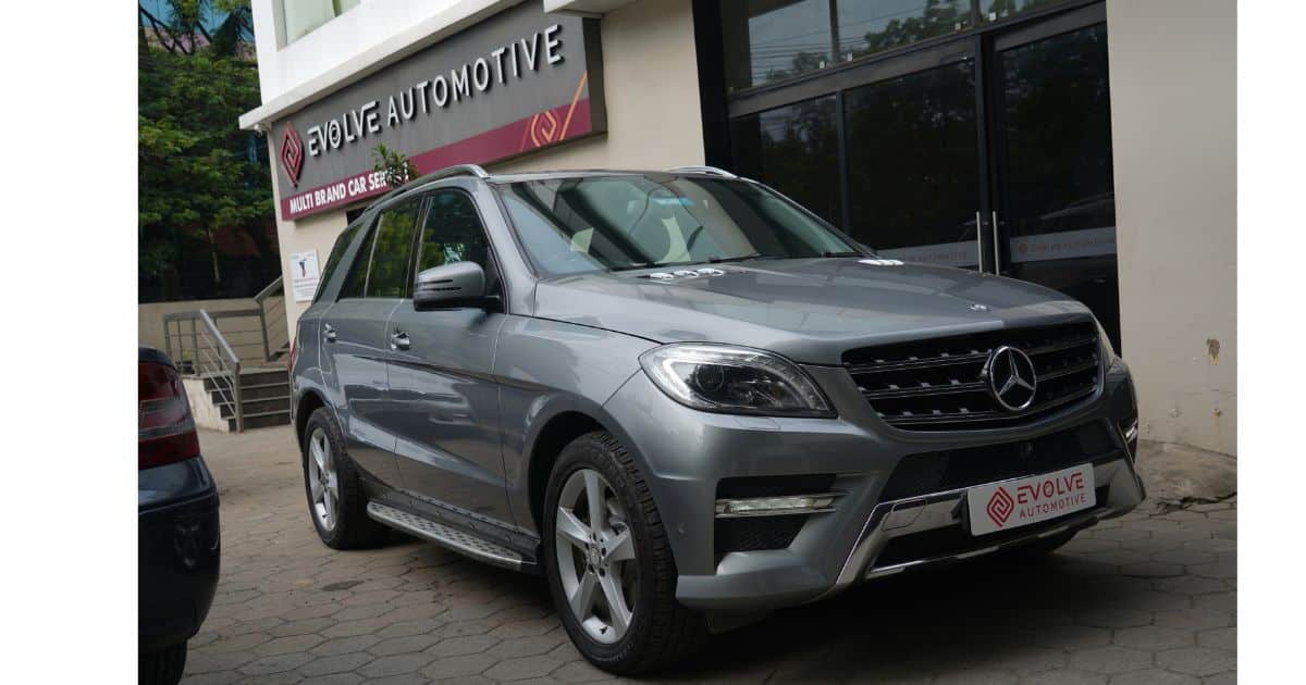 Mercedes-Benz automatic transmission slipping diagnosis and repair at Evolve Automotive Guindy Chennai