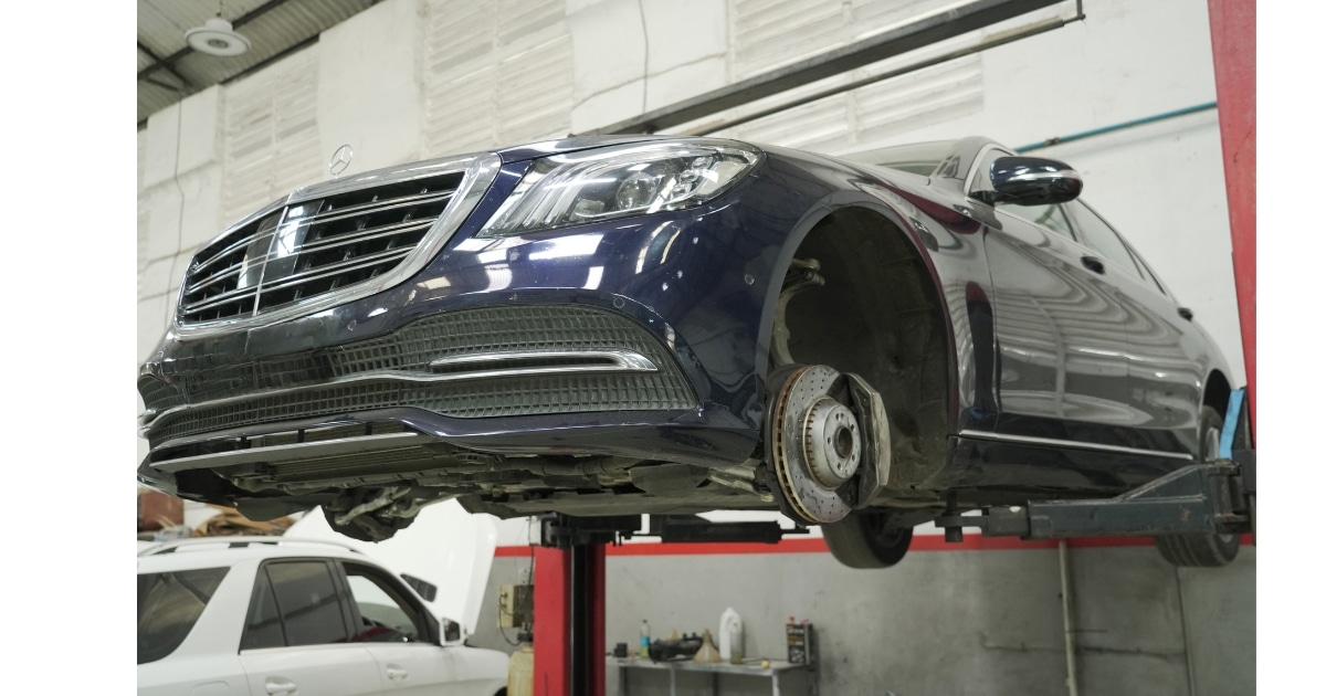 Mercedes-Benz S-Class service at Evolve Automotive Guindy Chennai